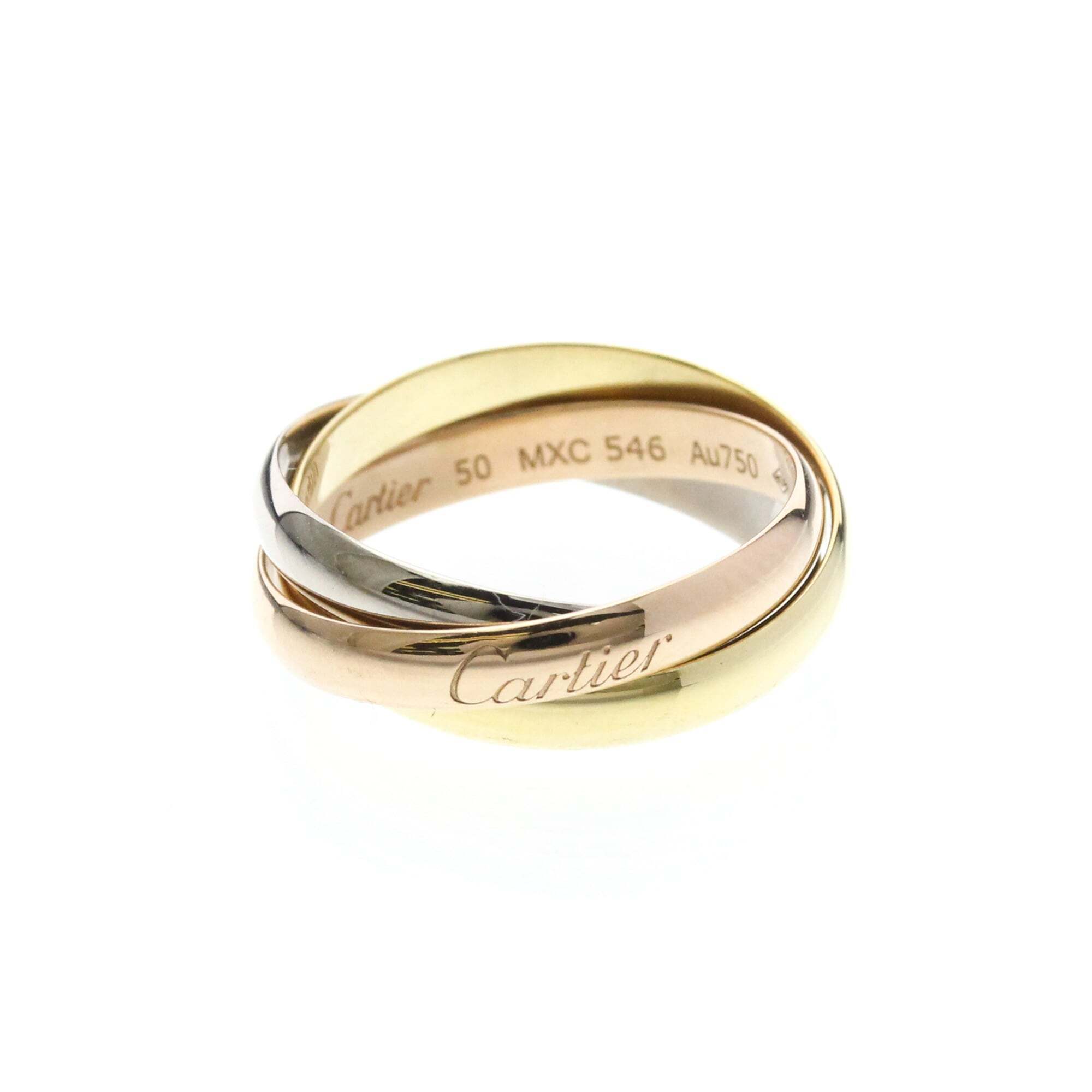 Cartier Trinity Ring Yellow Gold 18kPink Gold 18kWhite Gold 18k Polished